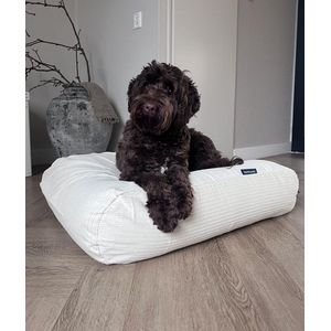 Dog's Companion Hondenkussen / Hondenbed - XS - 55 x 45 cm - Gebroken Wit Double Ribcord