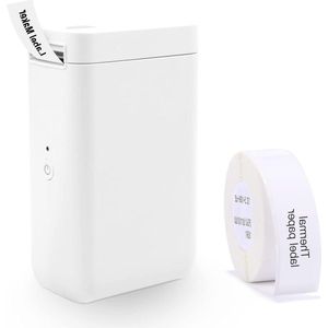 Etiket met plakband draadloos bluetooth - compatibel met iOS en Android - thuis en op kantoor - draagbaar - 10-25 mm breed