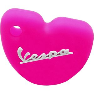 Rubber Sleutelhoesje Vespa Scooter Neon Roze