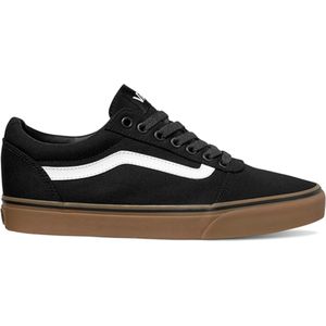 Vans Ward Canvas Heren Sneakers - Black/Gum - Maat 45