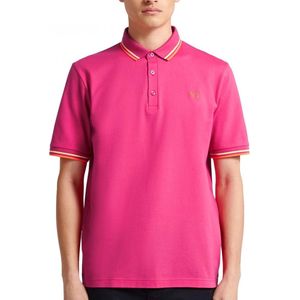 Fred Perry - Made In Japan Piqué Shirt - Polo Roze - M - Roze