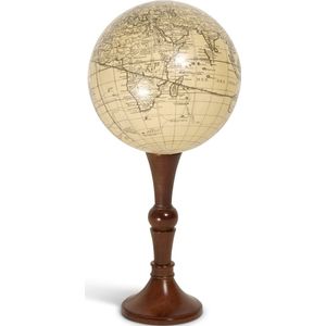 Authentic Models - Globestand Medium - Wereldbol - wereldbol decoratie - Woonkamer decoratie - Ø 8 Cm