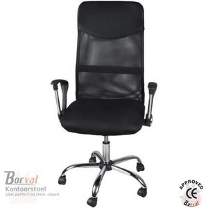 Borvat® - Luxe Ergonomische Bureaustoel - verstelbaar - volwassen - kantoor - werk - meubels - stoelen - wonen - gaming stoel - vergaderstoel