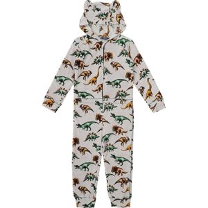 Claesen's Unisex Velvet Onesie- Dinosaurus Print- Maat 92-98