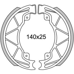 Remsegmentet Newfren GF0268 Piaggio Runner, Hexagon-125/180