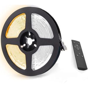 ApexArte® Led Strip 6 Meter - Led-Strips met Afstandsbediening - Veelkleurig - Zwart