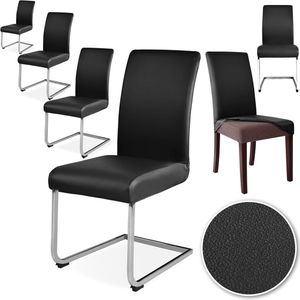 Stretch PU Stoelhoezen Set van 4/6 - Waterdicht en Wasbaar voor Eetkamerstoelen