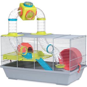 Hamsterkooi met Hamsterspeelgoed - Hamster Kooi - Hamster Huisje - Knaagdierhok - Knaagdierenkooi