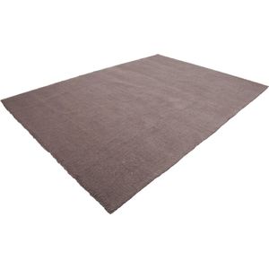 Velluto - Handgemaakt - Hoogpolig - Vloerkleed – Vloer kleed - Tapijt – Karpet - 80x150 - taupe