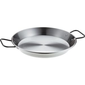 Garcima Professionele Keramische Paella-pan 30 cm - Geschikt voor Inductie & AGA Fornuizen - Platte Bodem