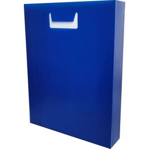 1x EXXO-HFP # 38028 -Pop-Up Rugtas Box - Boek Safe - Bescherm Box - 50mm Vulhoogte - Parel Marine Blauw