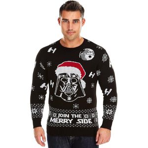 Foute Kersttrui Heren - Christmas Sweater ""Join the Merry Side"" - Mannen Maat XXXL - Kerstcadeau