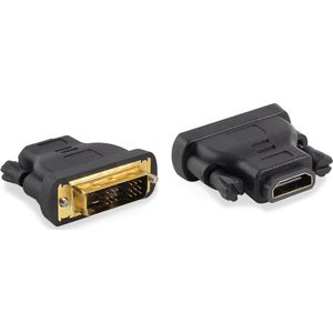 ACT DVI HDMI Verloopadapter – DVI-D male naar HDMI female converter – 24+1 pin - AC7565