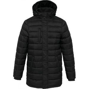 Parka heren met capuchon K6128, ZWART, maat L