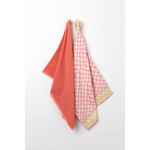 Sissy-Boy - Oranje handdoek en theedoek terry