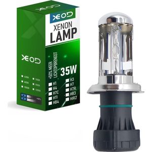 XEOD Xenon Vervangingslamp - H4 Bi Xenon lampen – Auto Verlichting Lamp – Dimlicht en Grootlicht - 1 stuks – 35W – 12V