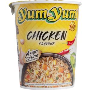 Yum Yum Instant Noodles Kip in Cup 12 x 70 Gram