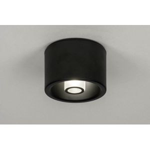 Lumidora Plafondlamp 73355 - G9 - Zwart - Metaal - Buitenlamp - Badkamerlamp - IP44 - 12 cm