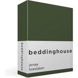 Beddinghouse Jersey - Hoeslaken - Lits-jumeaux - 180x200/220c m - Dark Green