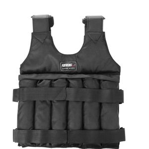 Go-shipping - Gewichtsvest - 1-50kg - Hardlopen - Trainingsvest - Weighted Vest - Verstelbaar - Calisthenics - Zonder Gewichten - Zwart