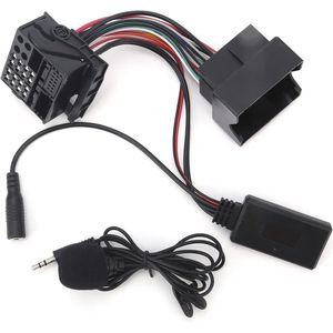 12Pin AUX-adapter Met 591 Inch Microfoonbedrading en Bluetooth 5.0-adapter voor in de Auto - Geschikt voor CD30 CDC40 CD70