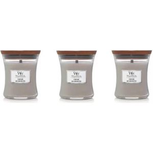 WoodWick Hourglass Geurkaars 3-pack - Fireside