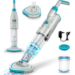 Thuys – Zwembadrobot Deluxe – Zwembadstofzuiger – Elektrisch – Zwembad Robot Stofzuiger – Draadloos – Oplaadbaar – 2000mAh – 120L/Min – Turbo