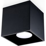 Hanglamp kubus QUID - Aluminium - 10 x 10 x 10 cm - Zwart