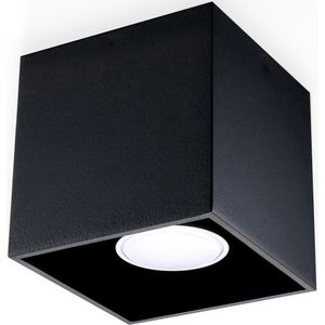 Hanglamp kubus QUID - Aluminium - 10 x 10 x 10 cm - Zwart