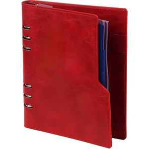 1016-16-P A5 6-rings agenda Organizer Rood 2024