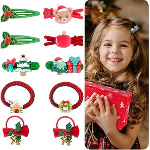Haarspelden Kerstmis haaraccessoires voor meisjes vrouwen 10 stuks