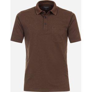 CASA MODA comfort fit heren polo - beige - Maat: 4XL