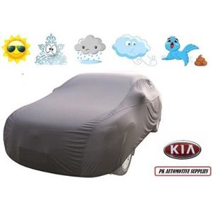 Bavepa Autohoes Grijs Polyester Geschikt Voor Kia Carens 2006-2011 (7 personen)