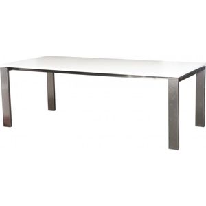 Vergadertafel Mexico breed 160CM diep 90CM bladkleur Leem Matlak