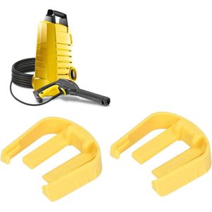 2Pcs Car Wash Machine Quick Coupling Buckle Pressure Washer Replacement Part for Karcher K2 K3 K7 Pressure Washer - Yellow .