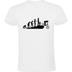 Fiets evolutie Heren T-shirt | mountainbike | bike | fietsen