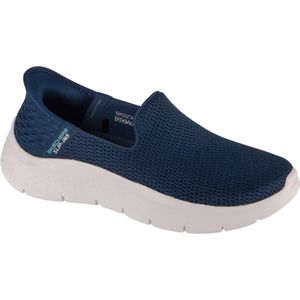 Skechers - 124963 - Damesschoenen - Navy - Textiel - Handsfree Slip