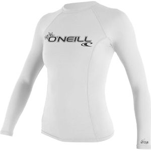O'Neill Dames Basis Skins T-shirt Met Lange Mouwen - White