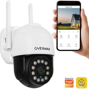 Overmax Camspot 4.95 - SMART Beveiligingscamera voor buiten - Intelligente bewegingsdetectie - Nachtmodus tot 60m - Alarm - iOS / Android APP - IP66 - PoE tot 100m