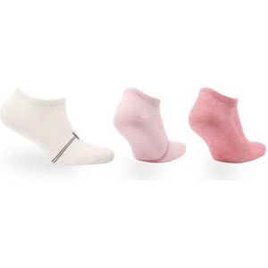 Norfolk - Bamboe sokken - 3 paar - Premium 77% Bamboe Sneakersokken - Sportsokken - Sokken Dames - Panda - Roze-Wit - 35-38