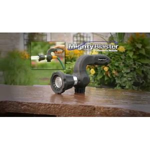 Mighty Blaster Sproeikop - Aluminium RVS - verschillende standen