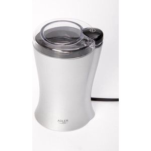 Adler AD 443 Koffiemolen 150W - Zilver Metallic