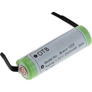 Batterij voor Braun Philips (HX5350)1,2V NiMH 2500mAh