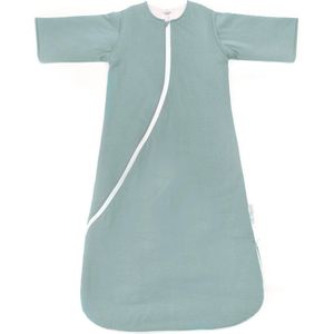 Pacco winterslaapzak - baby - met afritsbare mouwen - 90 cm - stone green - jersey katoen