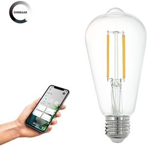 EGLO connect.z  Smart LED Lamp - E27 - Ø 6,4 cm - 2700K - Dimbaar - Zigbee