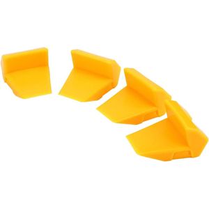 Rim Guard Yellow Wear Resistant Plastic 4pcs Tire Changer Clamping Jaw Protectors High Performance for Tire Changers