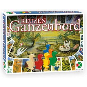 Selecta Reuzen Ganzenbord - Avontuurlijk spel voor 2+ spelers vanaf 5 jaar