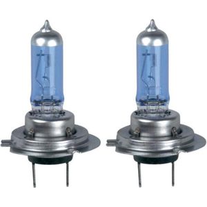 2 STUKS 12V 60/55W H4 P43t Halogeenlamp 6500K Auto Halogeenlamp Xenon Donkerblauw Glas Super Wit Hoog Wattage Lamp Off Road Gebruik H4 autolampen - H4 - 12V 55W - 2 Stuk | Blauw