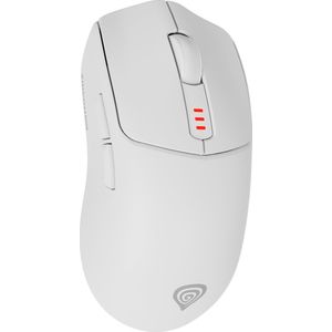 GENESIS - NMG-2114 - Zircon 500 - Game muis - Wit - Draadloos - FPS en RTS - Programeerbaar - USB-C - Comfortabel - PMW3325 Optische Sensor