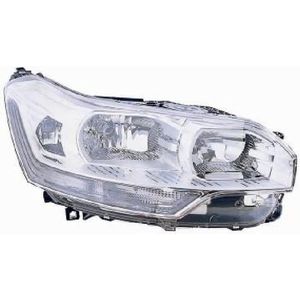 Citroen C5, 2008 - 2017 - koplamp, H7+H7+H1, incl stelmotortje, met draaimodule, rechts, - 10/2010